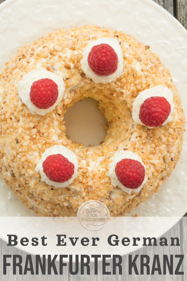 German Crown Cake (Frankfurter Kranz) | Baking for Happiness